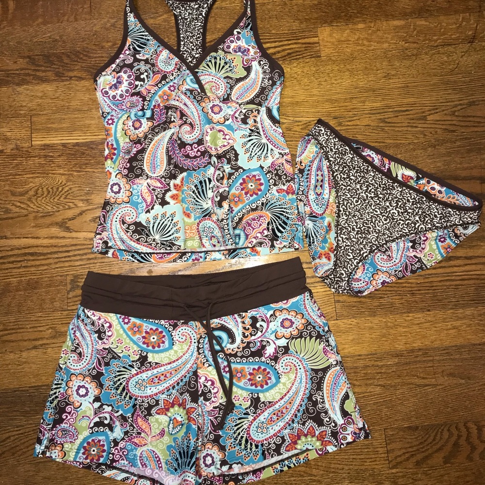 Athleta Suit - Paisley 3 pc size Small